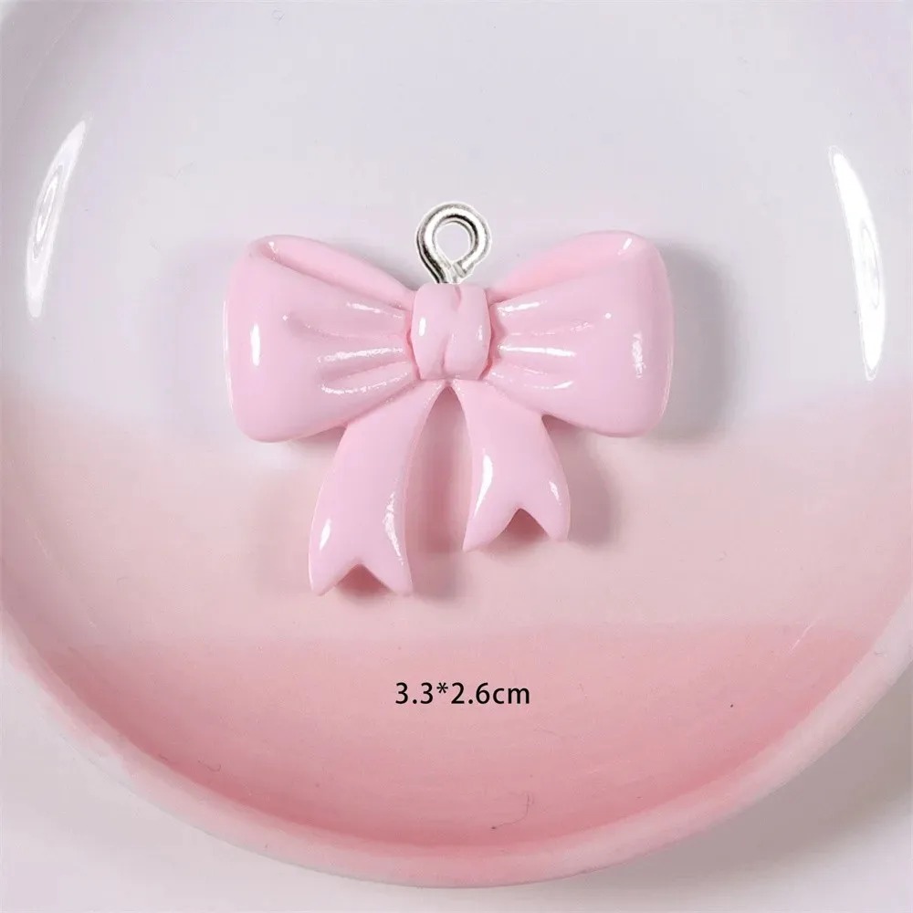 Women Bags Handmade - 10 Pieces Candy Color Bow Resin