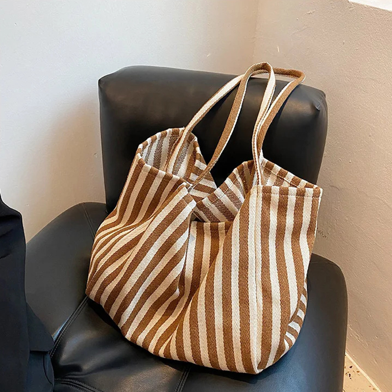Shopper Tote Canvas - Large Capacity Canvas Bag for Women