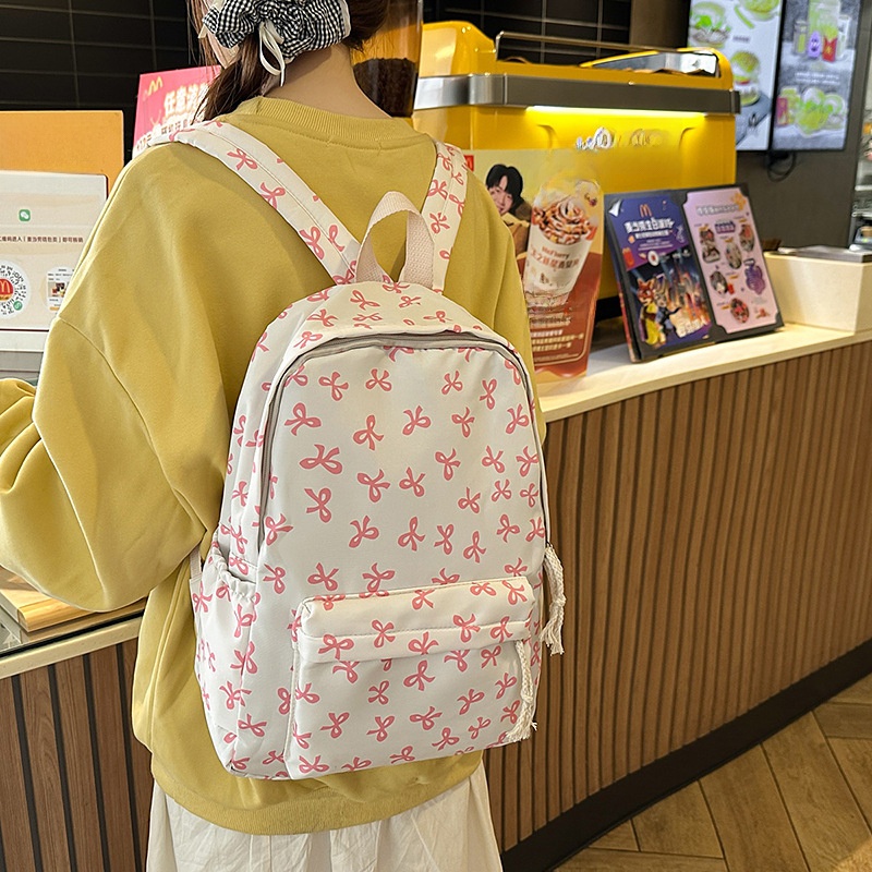 Women Floral Nylon Backpack 6  - Women Bags Large ulasan dan harga