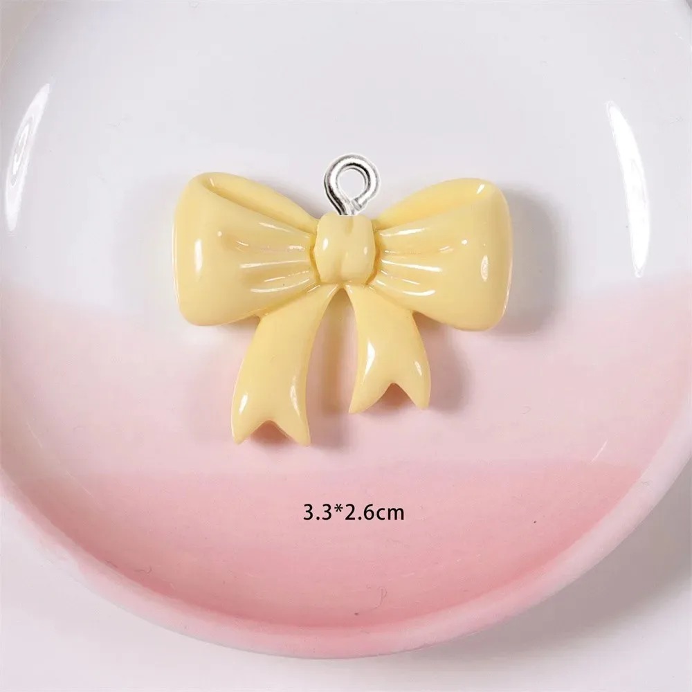 10 Pieces Candy Color Bow Resi - Women Bags Handmade ulasan dan harga