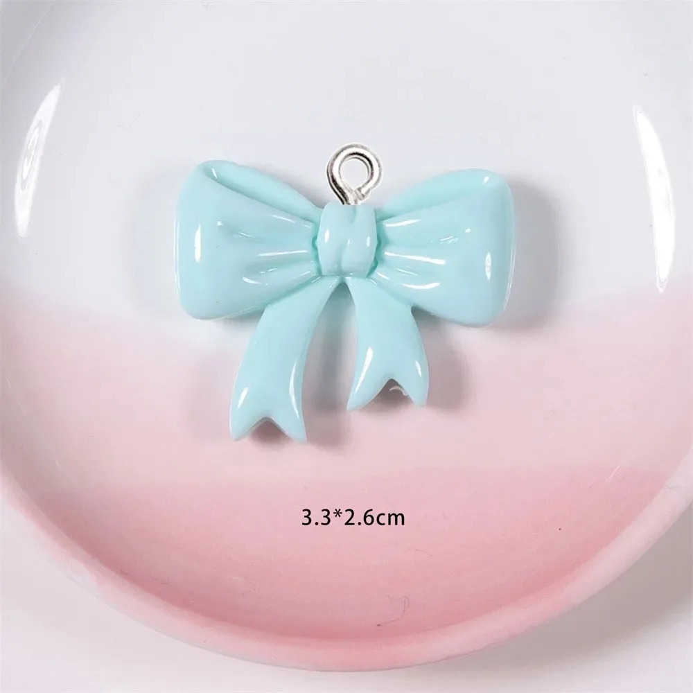 10 Pieces Candy Color Bow Resi - Women Bags Handmade ulasan dan harga