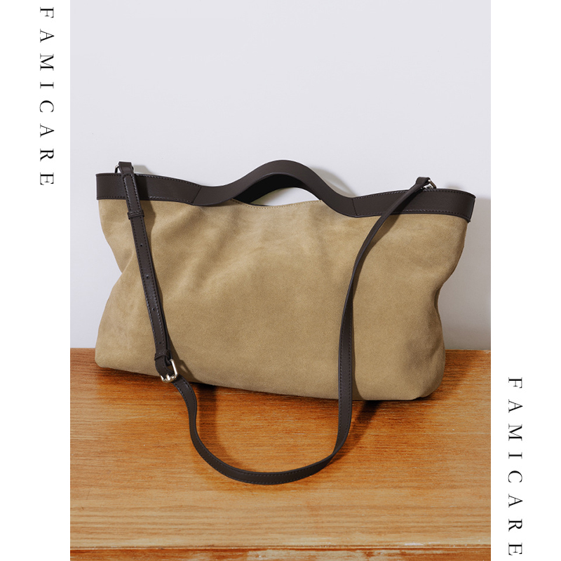 2025 Fall Winter New Suede Lea - Women Handheld Bags ulasan dan harga