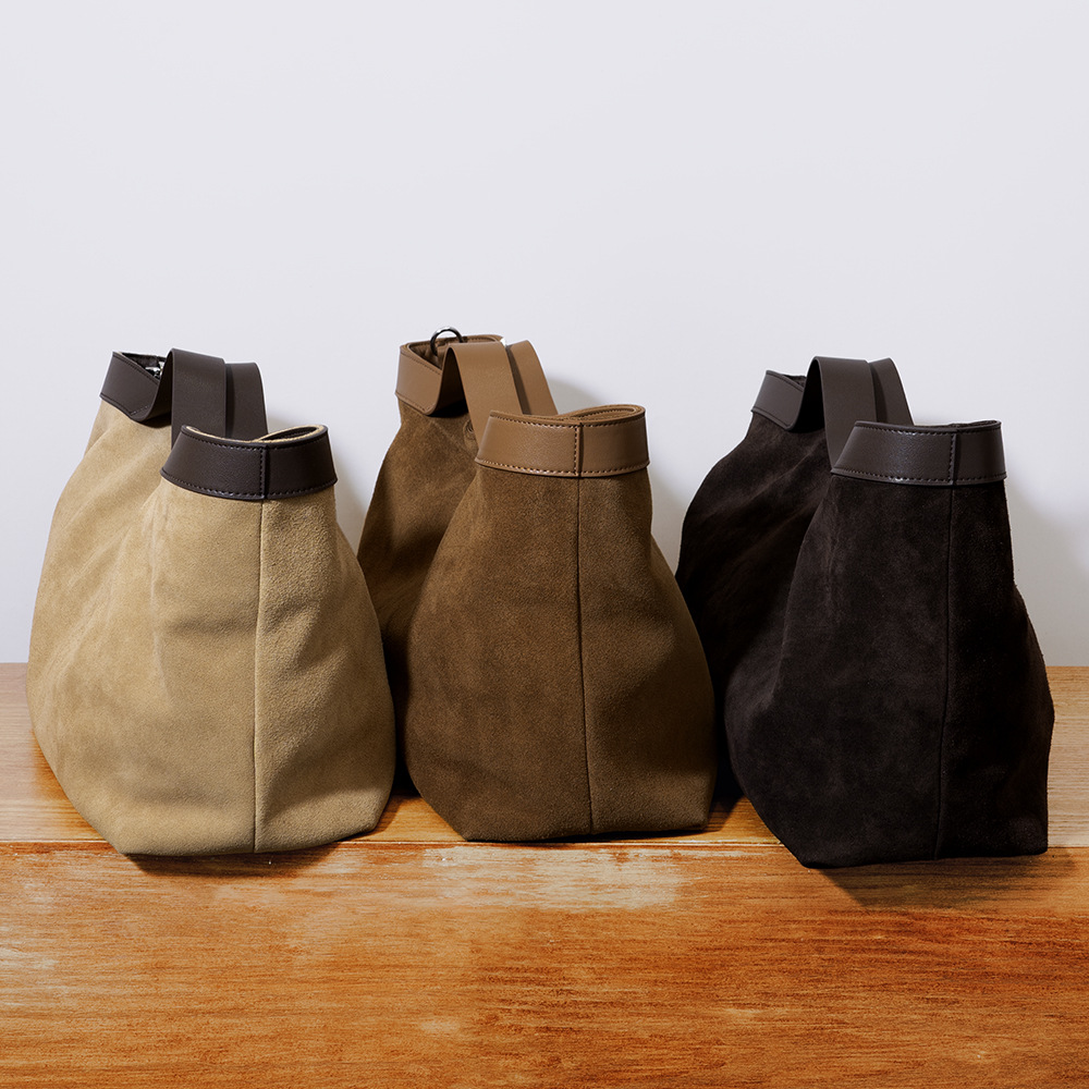 2025 Fall Winter New Suede Lea - Women Handheld Bags ulasan dan harga