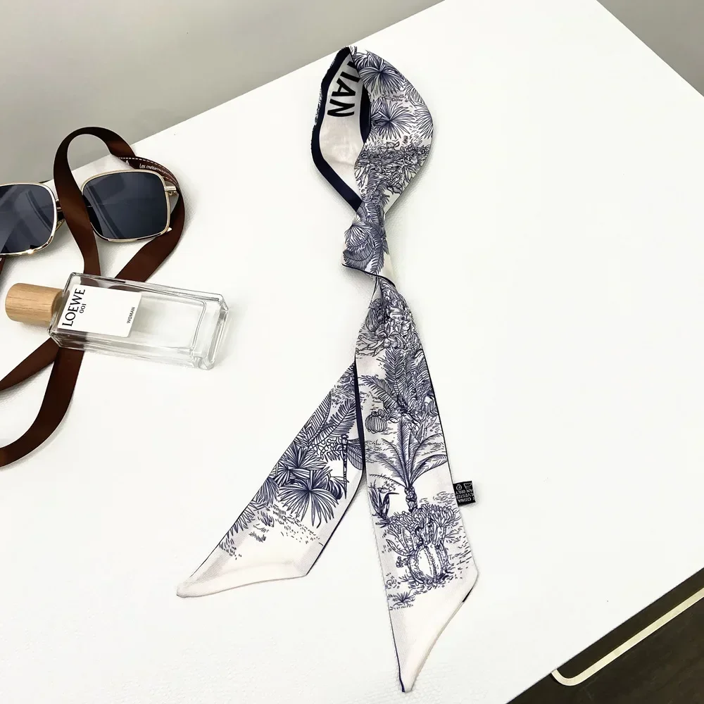 Extended Ribbon Scarf, Silk Ha - Women Bags Handmade ulasan dan harga