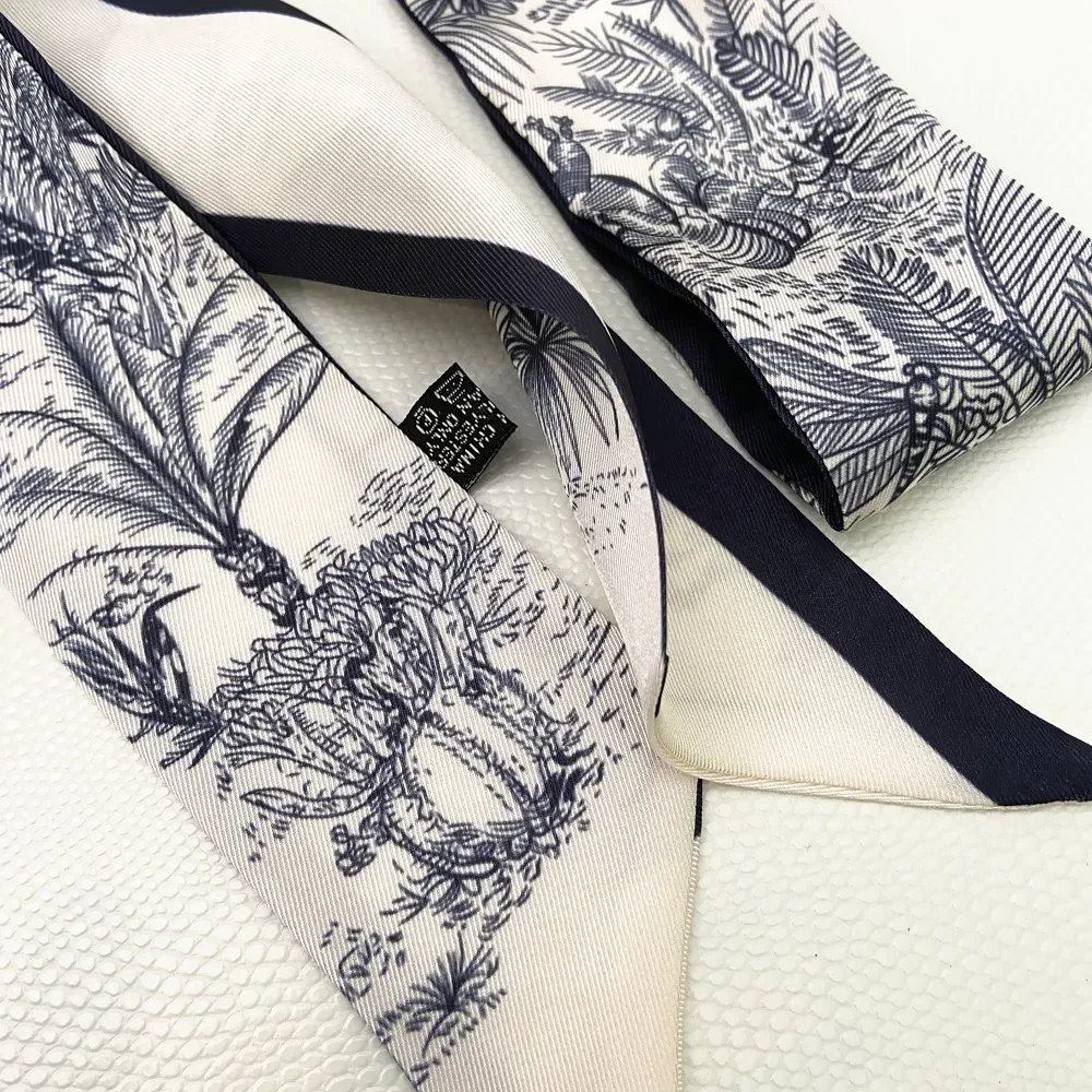 Extended Ribbon Scarf, Silk Ha - Women Bags Handmade ulasan dan harga