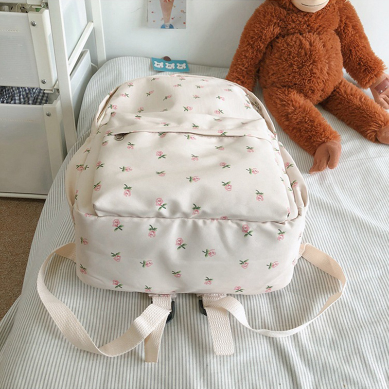 Preppy Style Canvas Backpacks  - Women Bags H&M ulasan dan harga