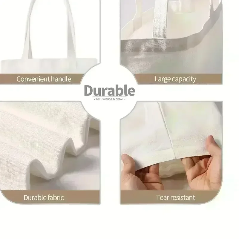 Canvas Tote Bag with Cherry Bo - Shopper Tote Canvas ulasan dan harga