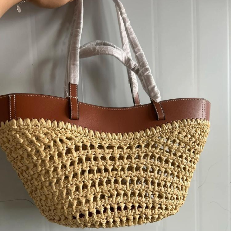 Luxury Raffia Straw Tote Bag,F - Women'S Raffia Bags ulasan dan harga