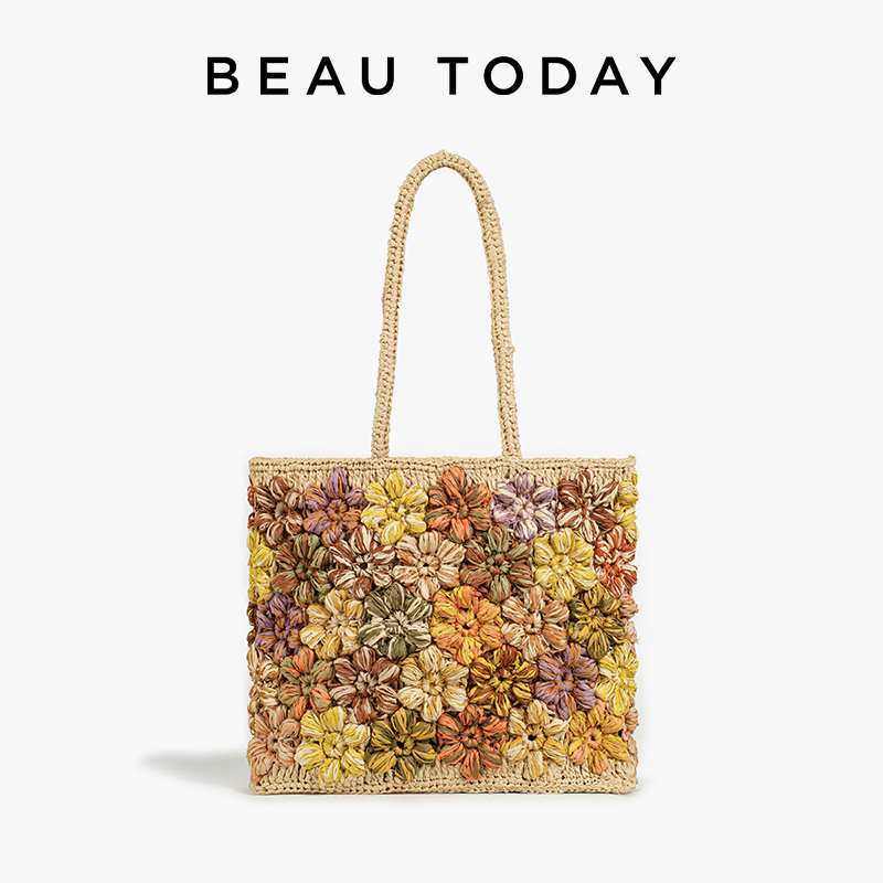 BEAUTODAY Tote Bags Women Raff - Women'S Raffia Bags ulasan dan harga