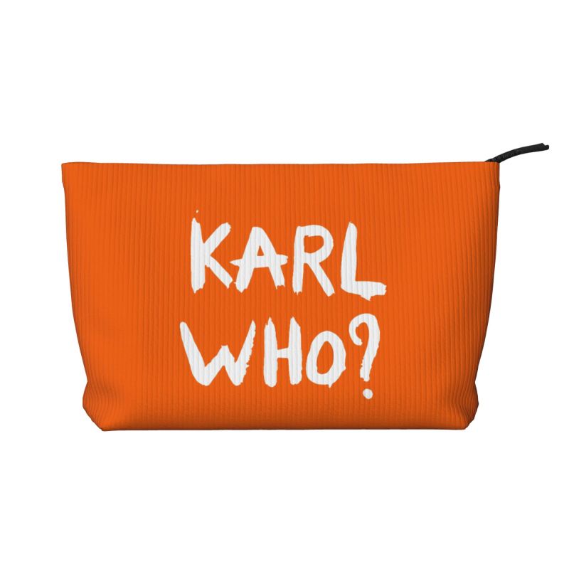 Karl Who Slogan Makeup Bag for - Women'S Karl Bags ulasan dan harga