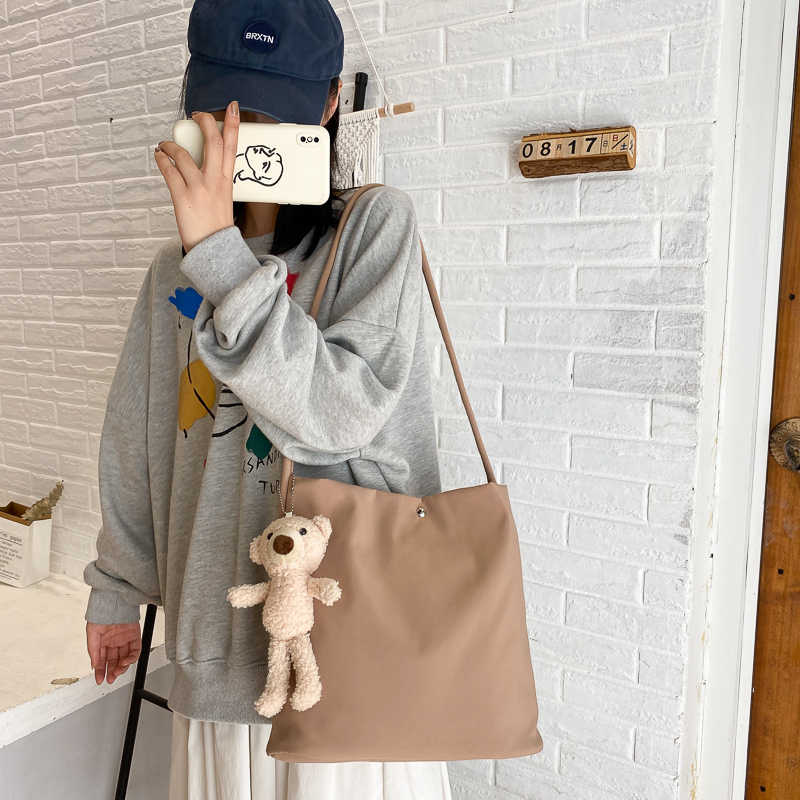 Simple Casual Women's Tote Bag - Women Handheld Bags ulasan dan harga