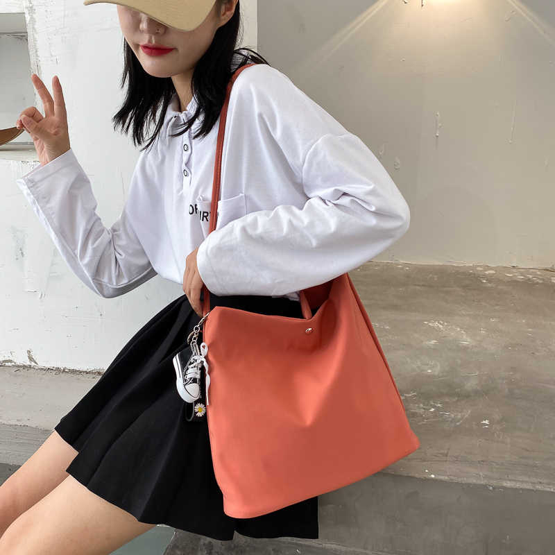 Simple Casual Women's Tote Bag - Women Handheld Bags ulasan dan harga