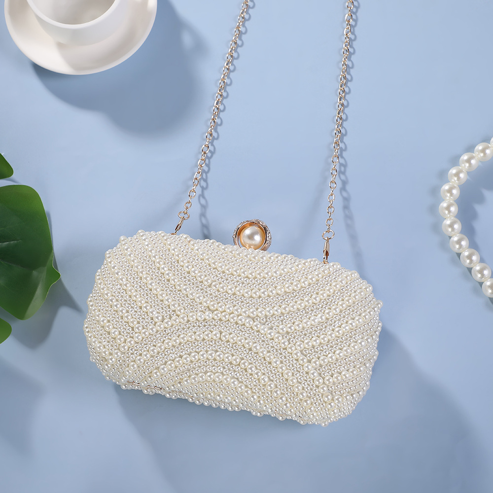 Simple Women's Handheld Pearl  - Women Handheld Bags ulasan dan harga