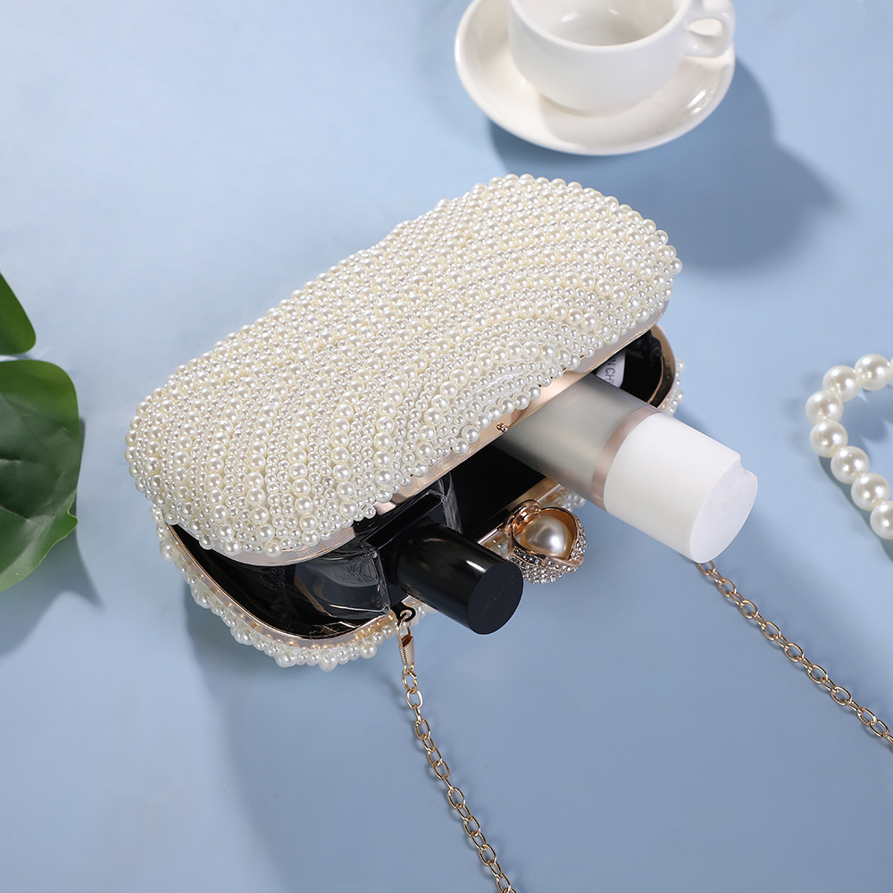 Simple Women's Handheld Pearl  - Women Handheld Bags ulasan dan harga