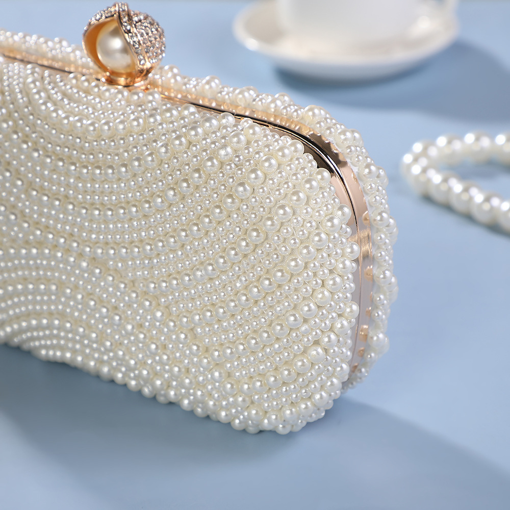Simple Women's Handheld Pearl  - Women Handheld Bags ulasan dan harga