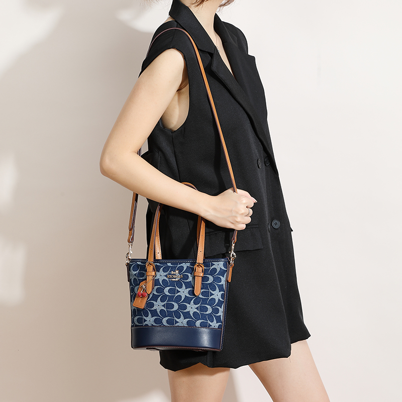 Brand women's denim hand-held  - Women Handheld Bags ulasan dan harga