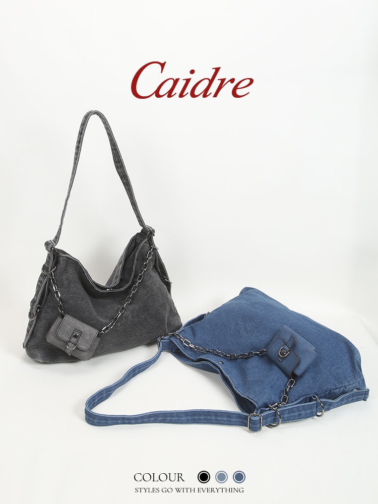 Caidre Large Capacity Canvas T - Shopper Tote Canvas ulasan dan harga