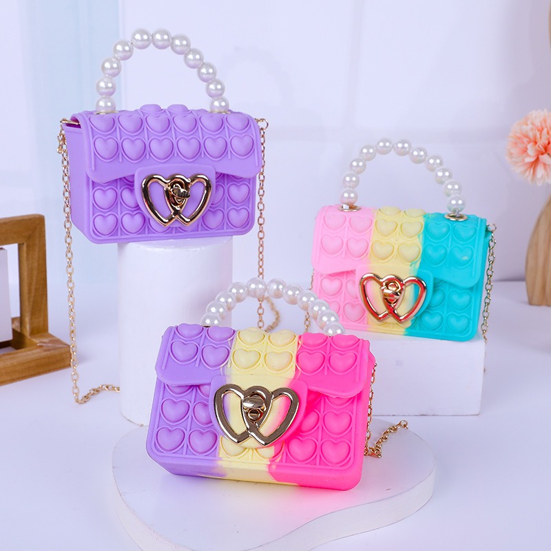 Silicone Love Bubble Jelly Bag - Women Bags H&M ulasan dan harga
