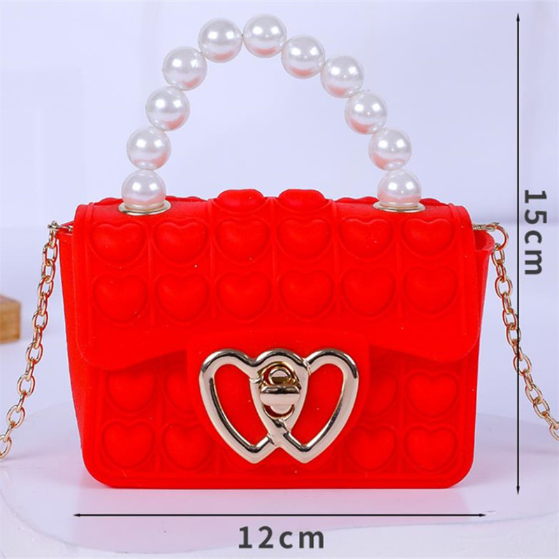 Silicone Love Bubble Jelly Bag - Women Bags H&M ulasan dan harga