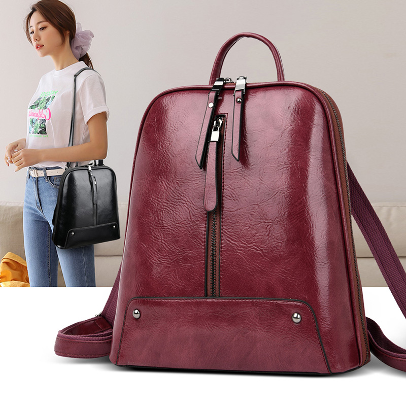 Women Leather Backpack Fashion - Women Bags H&M ulasan dan harga
