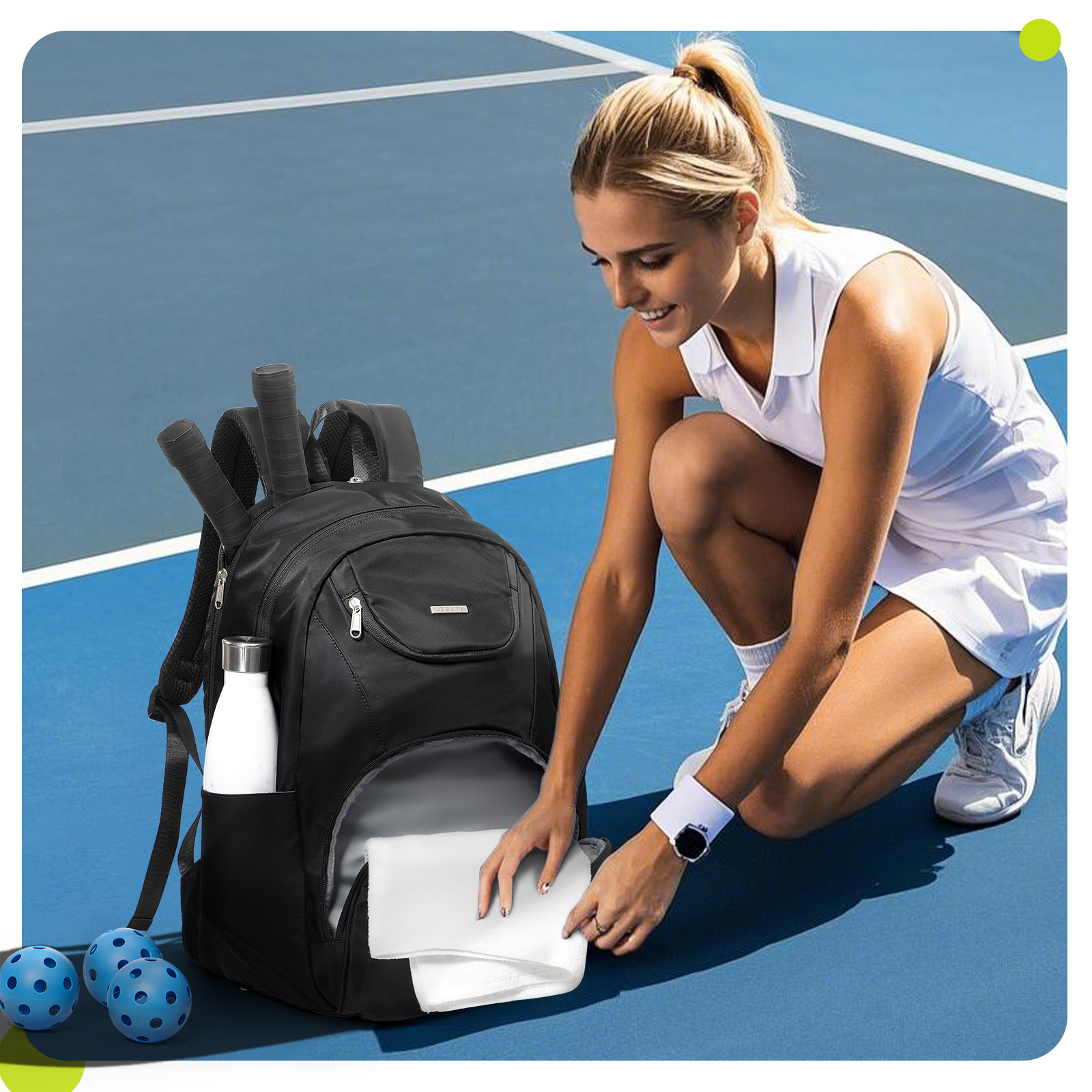 Tennis Bag Tennis Backpack 2 R - Women Bags Large ulasan dan harga