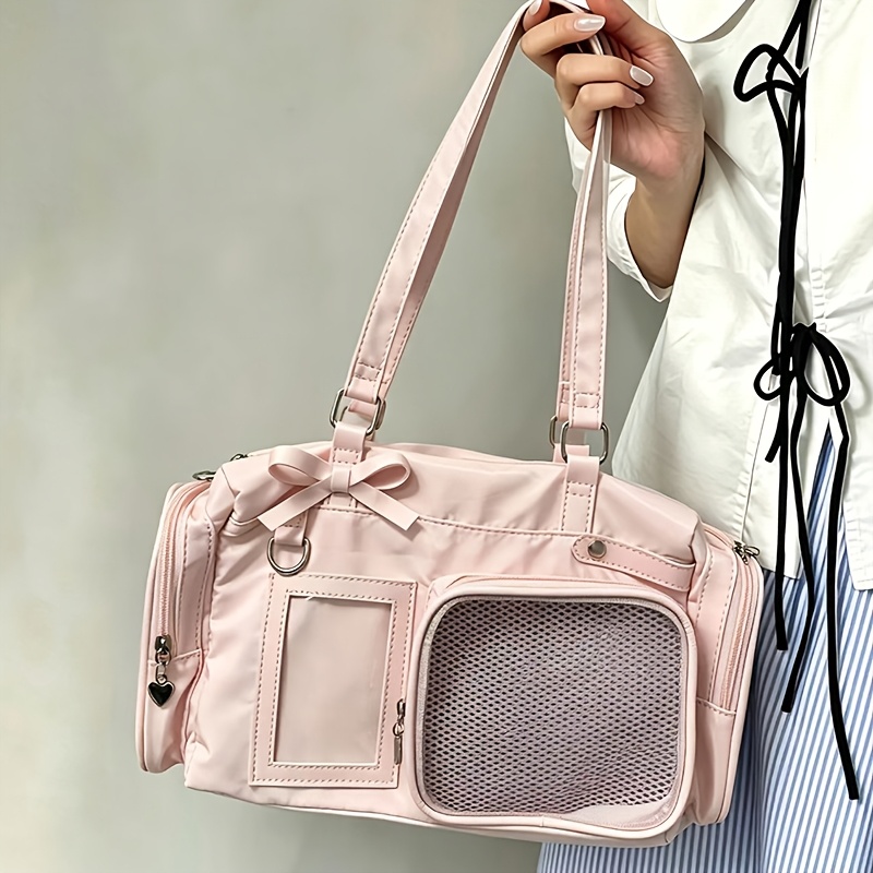 Korean Style Pink Lazy Fashion - Women Handheld Bags ulasan dan harga