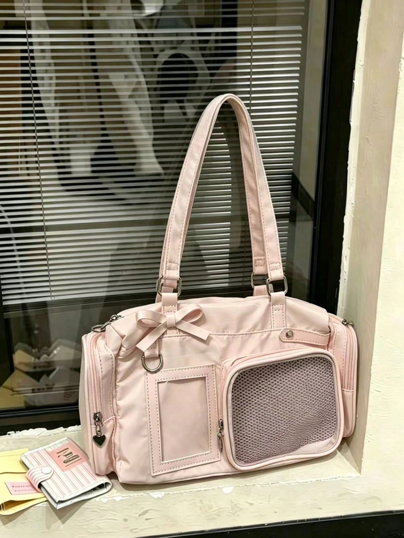 Korean Style Pink Lazy Fashion - Women Handheld Bags ulasan dan harga