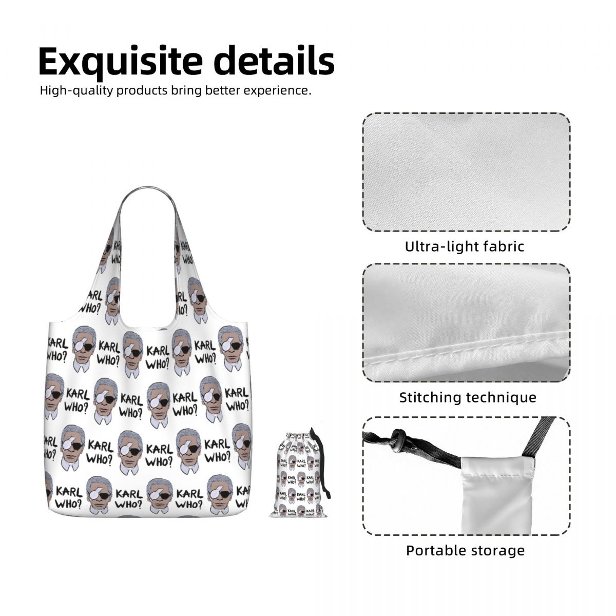 Karl Who Shopping Tote Bag Can - Women'S Karl Bags ulasan dan harga