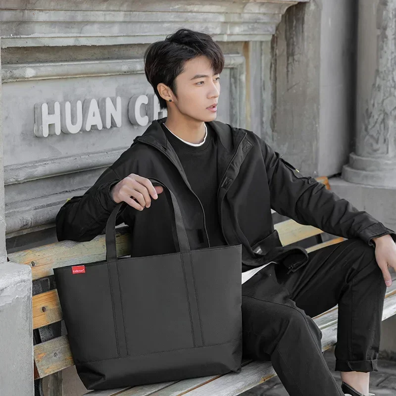 Japanese Style Men's Hanbags C - Shopper Tote Canvas ulasan dan harga