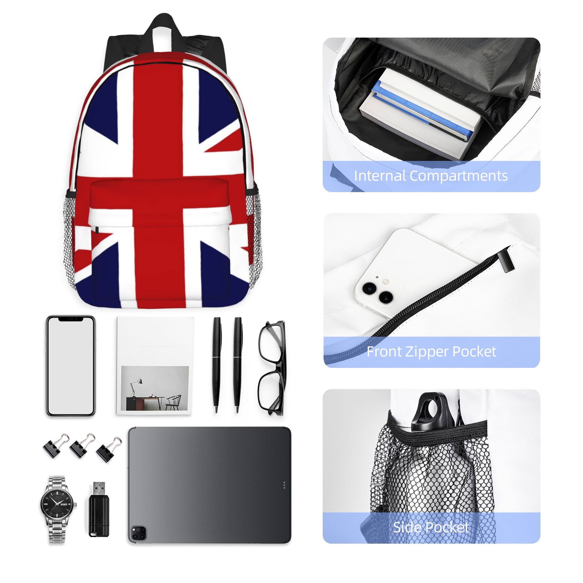 Union Jack Flag Of The UK Back - Women Bags Uk Sale ulasan dan harga