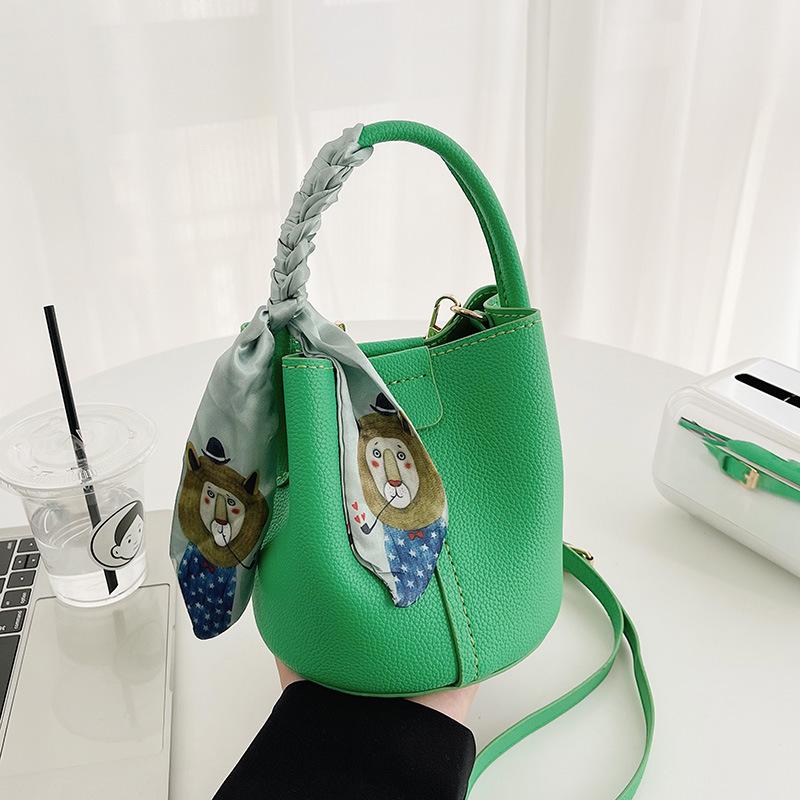 DIY Knitted Bag - PU Leather S - Women Bags Handmade ulasan dan harga