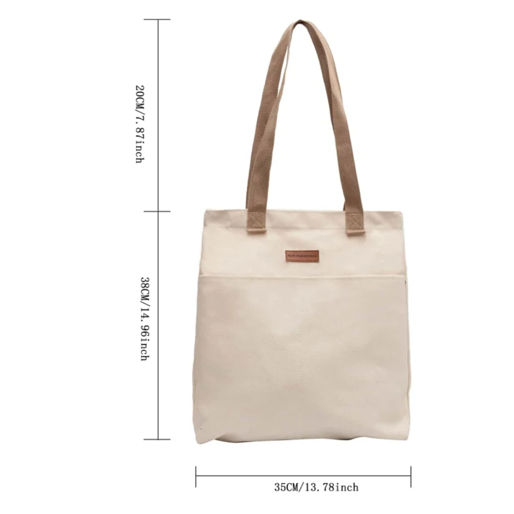 1Pc Women's Tote Bag Canvas Se - Shopper Tote Canvas ulasan dan harga