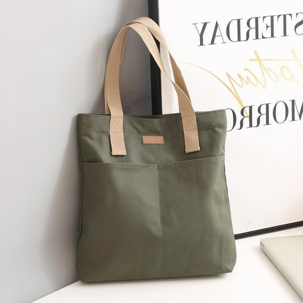 1Pc Women's Tote Bag Canvas Se - Shopper Tote Canvas ulasan dan harga