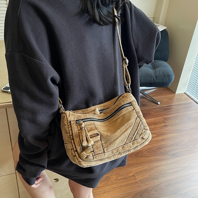 Women's Washed Denim Crossbody - Women Bags Jeans ulasan dan harga