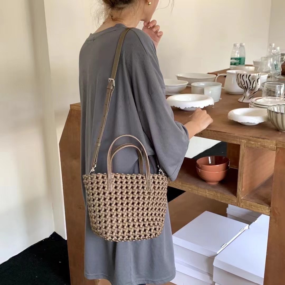 Woven Bag for Women Tote Bag L - Women Bags Handmade ulasan dan harga