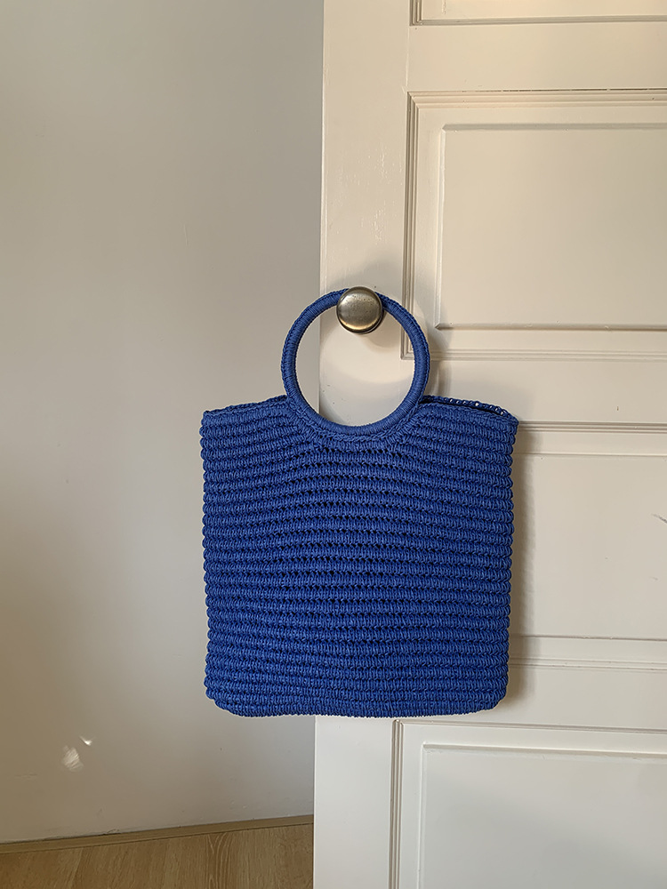 2026 New Straw Woven Hand-Held - Women Handheld Bags ulasan dan harga