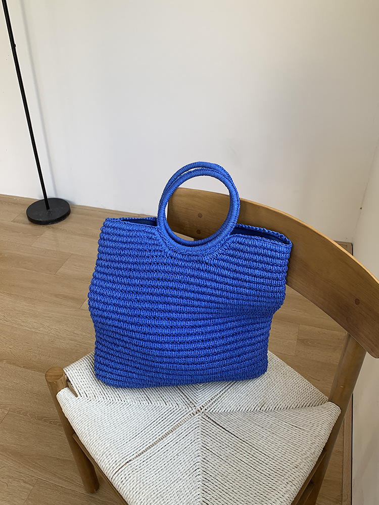 2026 New Straw Woven Hand-Held - Women Handheld Bags ulasan dan harga