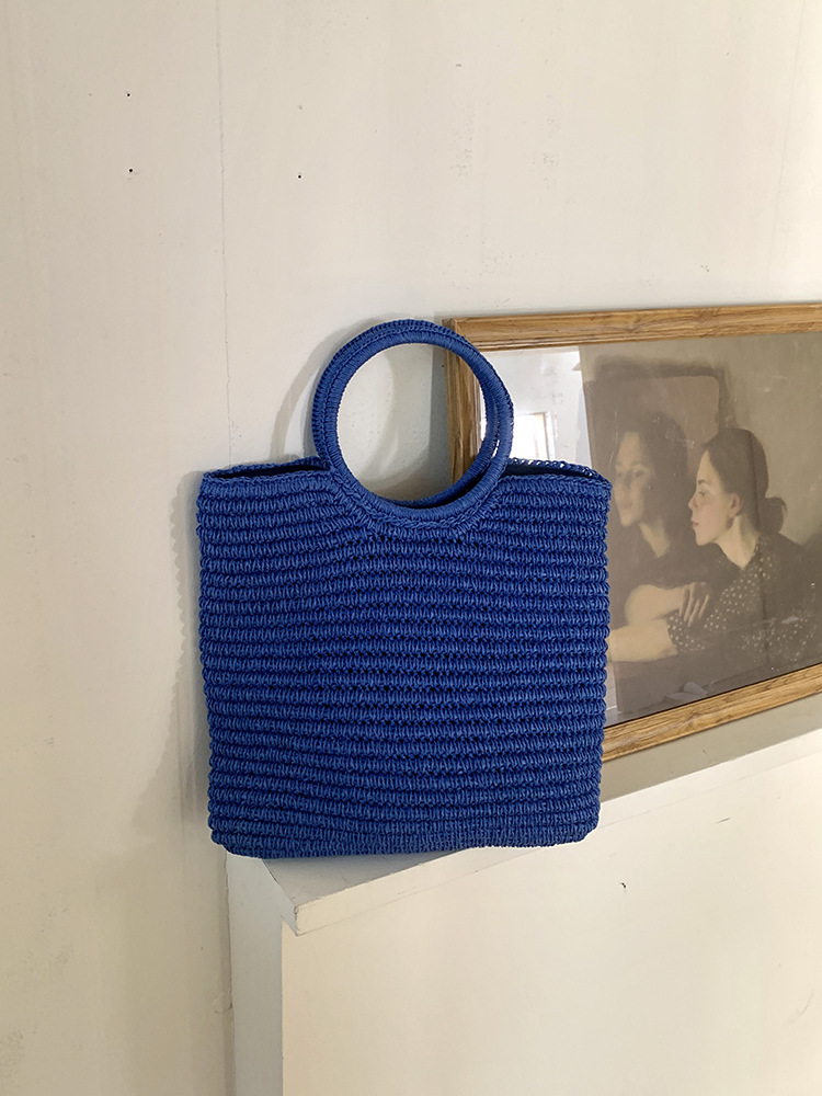 2026 New Straw Woven Hand-Held - Women Handheld Bags ulasan dan harga