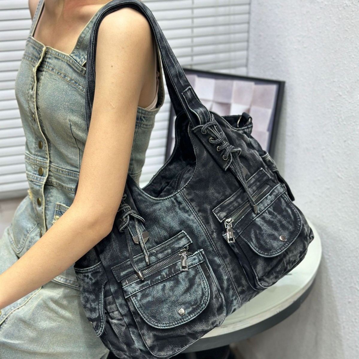 Women's Denim Bag Y2K Vintage  - Women Bags Jeans ulasan dan harga