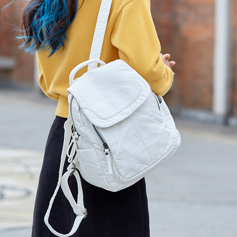 Women's Backpack White Washed  - Women Bags H&M ulasan dan harga