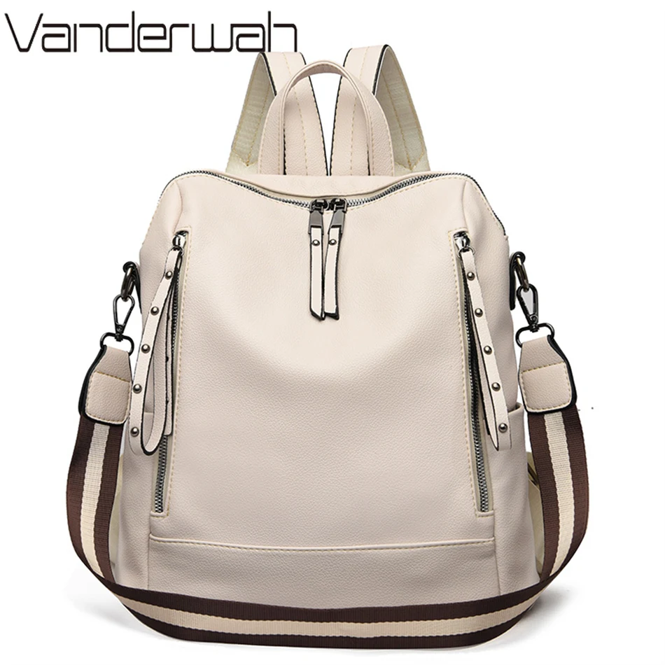Brand Luxury Backpacks Soft Le - Women Bags H&M ulasan dan harga