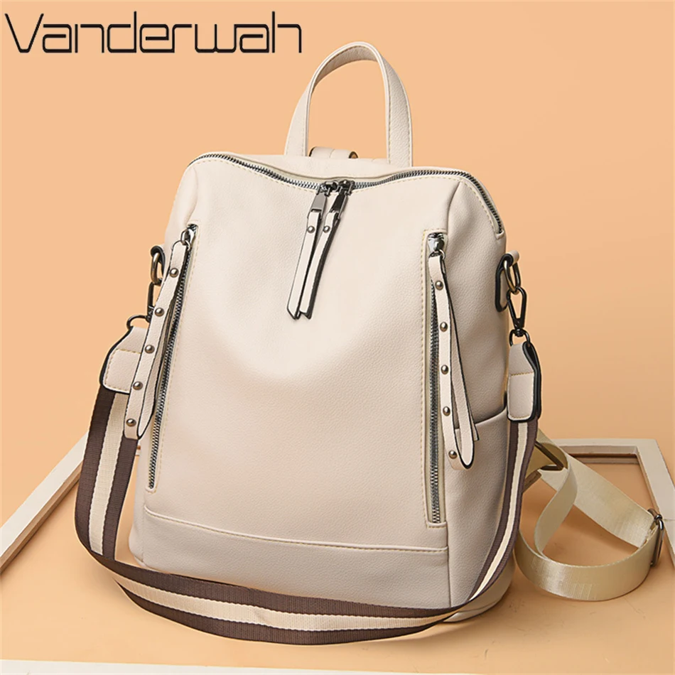 Brand Luxury Backpacks Soft Le - Women Bags H&M ulasan dan harga