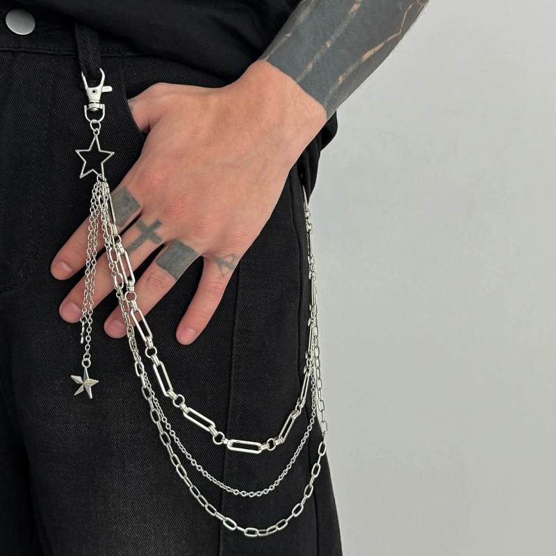 Men Women Hip Hop Double Layer - Women Bags Jeans ulasan dan harga