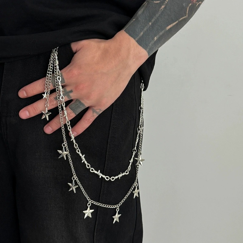 Men Women Hip Hop Double Layer - Women Bags Jeans ulasan dan harga