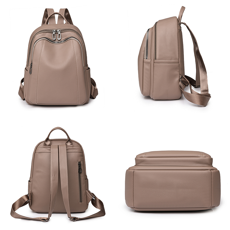 High Quality Leather Backpack  - Women Bags H&M ulasan dan harga