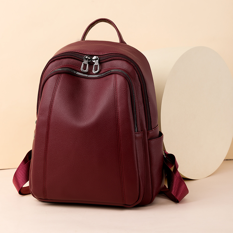 High Quality Leather Backpack  - Women Bags H&M ulasan dan harga