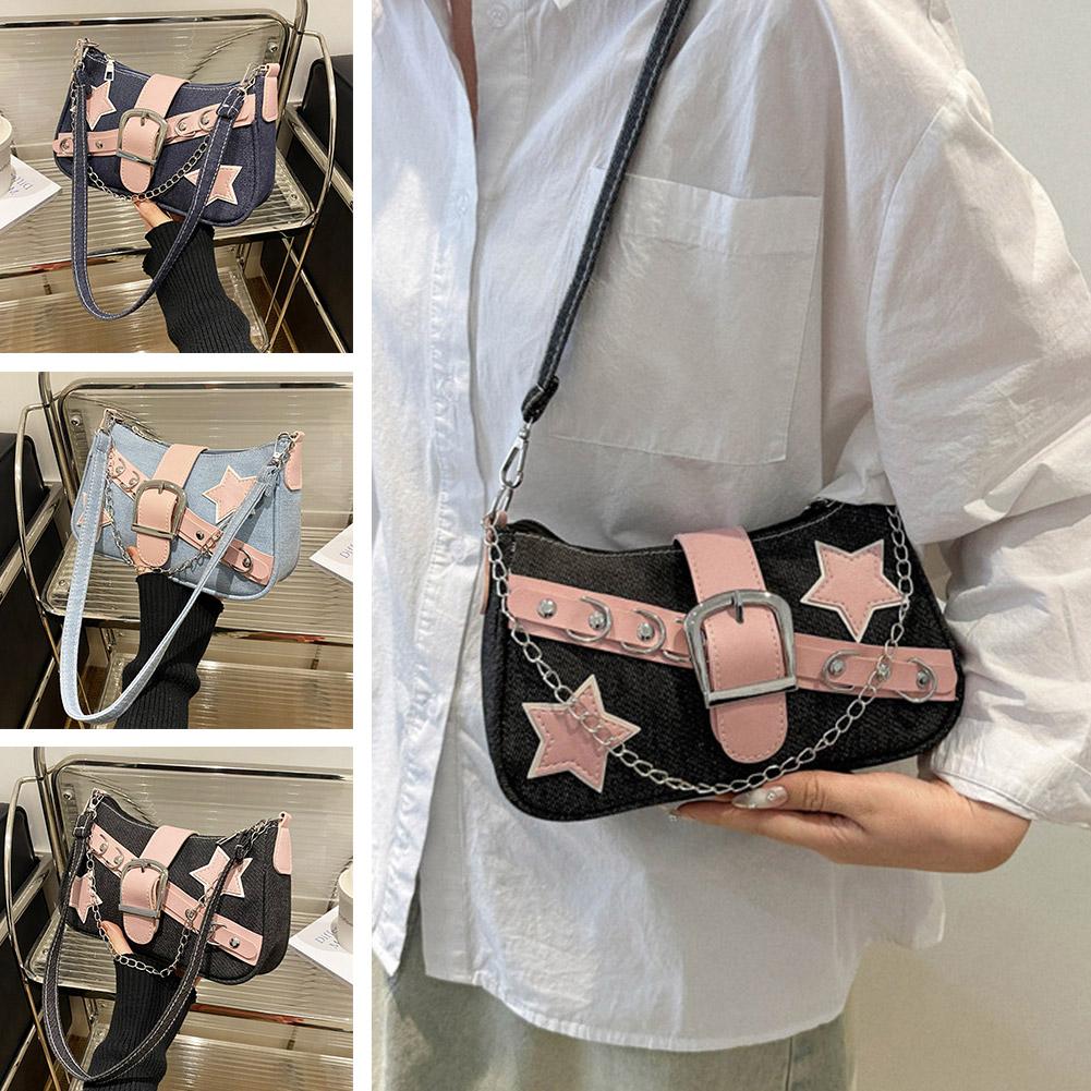 Fashion Women's Handbags Denim - Women Bags Jeans ulasan dan harga