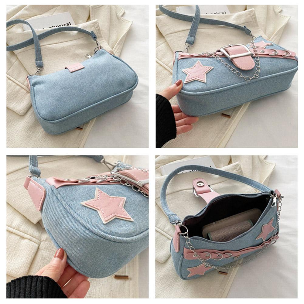 Fashion Women's Handbags Denim - Women Bags Jeans ulasan dan harga