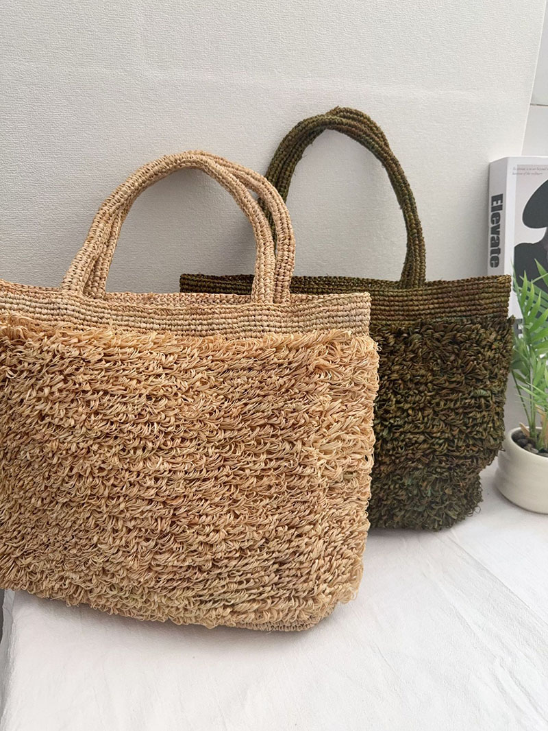Luxury Raffia Straw Bag Bohemi - Women'S Raffia Bags ulasan dan harga