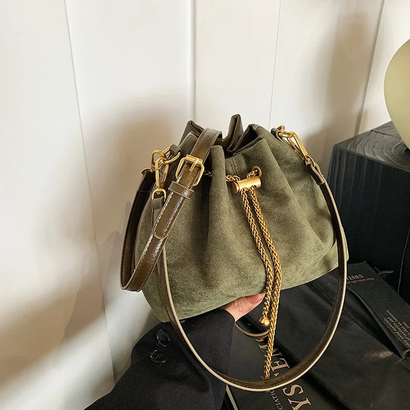 Soft Solid Faux Suede Simple C - Women Bags Zara ulasan dan harga